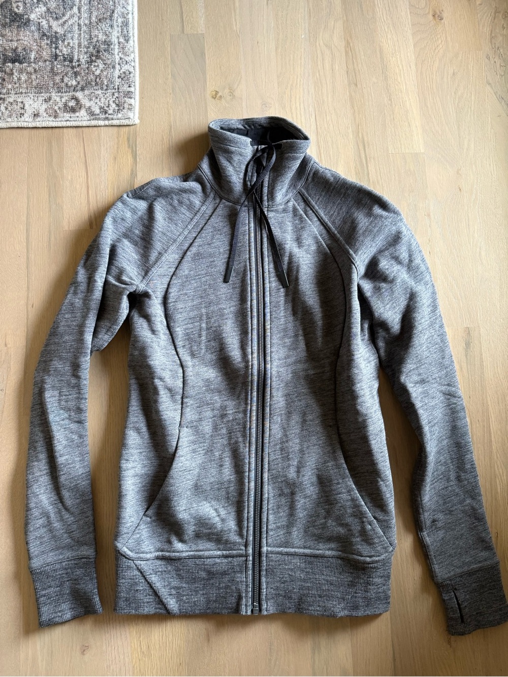 lululemon athletica Gray Full-Zip Women's Hoodie